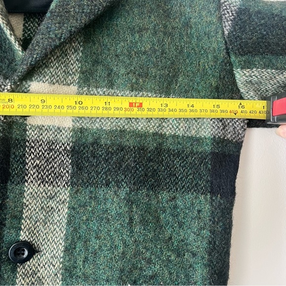 Vintage Kids Wool Plaid Canadian Camper Coat Sz 5 mohair made in canada - Picture 12 of 12
